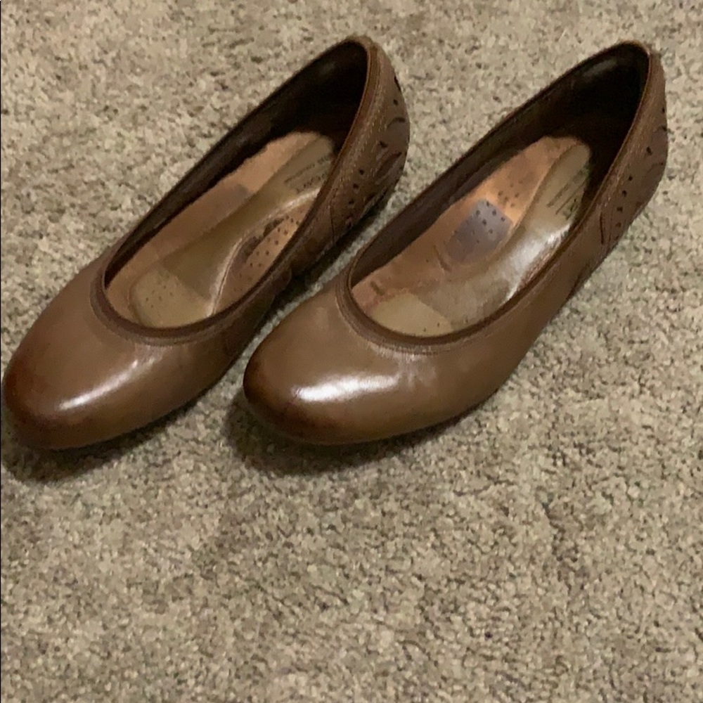 Rockport leather flats